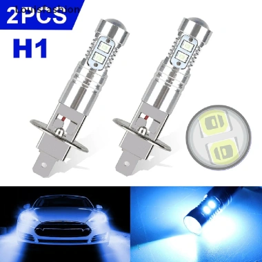 2 Bóng Đèn Pha Siêu Sáng H1 8.000K 100W cho Xe Hơi - Giá chỉ 93.816₫
