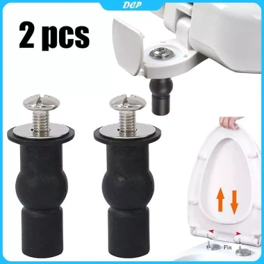 2 Cái ốc vít bồn cầu M5 nắp đậy đai ốc - Lắp lỗ mù, phụ kiện phòng tắm, giá 25.300₫