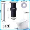 2 Cái ốc vít bồn cầu M5 nắp đậy đai ốc - Lắp lỗ mù, phụ kiện phòng tắm, giá 25.300₫ 5