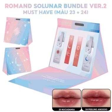 2 Cây Màu 23 + 24 Solunar Edition Son Tint Lì Romand Juicy Lasting 5.5g 479.000₫ 6 2 Cây Màu 23 + 24 Solunar Edition Son Tint Lì Romand Juicy Lasting 5.5g 479.000₫ 6