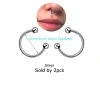 2 Chiếc Bông Tai Móng Ngựa Vòng Mũi và Tragus Xuyên 16G - Giá ưu đãi 23.100 VND 3