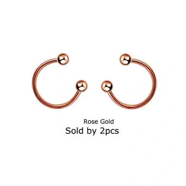 2 Chiếc Bông Tai Móng Ngựa Vòng Mũi và Tragus Xuyên 16G - Giá ưu đãi 23.100 VND 6