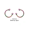 2 Chiếc Bông Tai Móng Ngựa Vòng Mũi và Tragus Xuyên 16G - Giá ưu đãi 23.100 VND 7