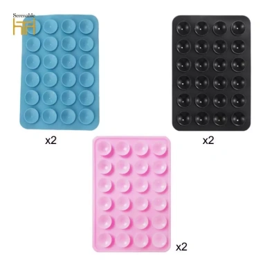 2 Chiếc Giá Đỡ Điện Thoại Silicon Dính Gắn Tắm Du Lịch Thoải Mái Giá 33.000₫ 4