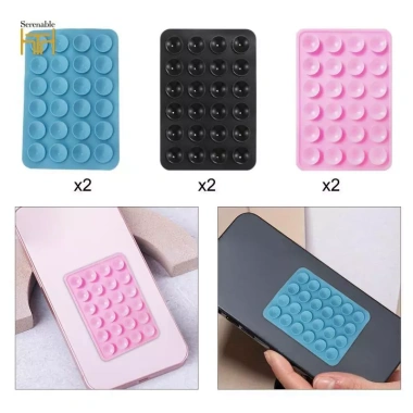 2 Chiếc Giá Đỡ Điện Thoại Silicon Dính Gắn Tắm Du Lịch Thoải Mái Giá 33.000₫ 6