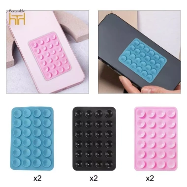 2 Chiếc Giá Đỡ Điện Thoại Silicon Dính Gắn Tắm Du Lịch Thoải Mái Giá 33.000₫ 7