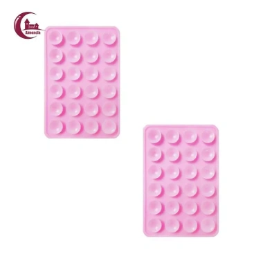 2 chiếc giá đỡ điện thoại silicon dính hút gắn tắm du lịch, giảm giá 31.900 VND