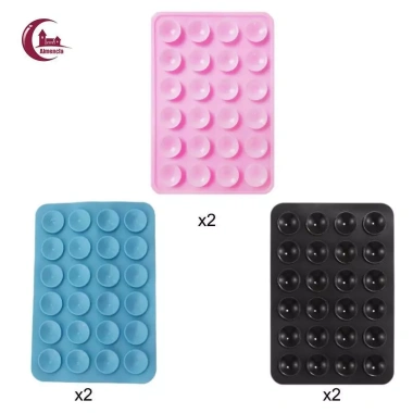 2 chiếc giá đỡ điện thoại silicon dính hút gắn tắm du lịch, giảm giá 31.900 VND