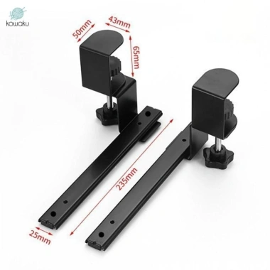 2 Chiếc Khay Trượt Dưới Bàn Phím Lắp Đặt Dễ Dàng, Tiết Kiệm Không Gian, Chắc Chắn cho Phòng Học 2