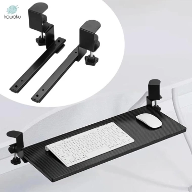 2 Chiếc Khay Trượt Dưới Bàn Phím Lắp Đặt Dễ Dàng, Tiết Kiệm Không Gian, Chắc Chắn cho Phòng Học 8