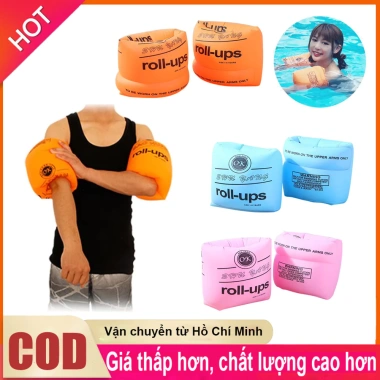 2 Chiếc Phao Tay Tập Bơi Đủ Màu Dễ Dùng Cho Trẻ Em và Người Lớn - 26.860 VND