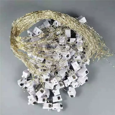 2 Dây Đèn Led Đom Đóm Nhấp Nháy Vàng Nắng Fairylight Pin U080 Trang Trí Tháp Tết Bó Hoa Tiểu Cảnh - Giá 12.000 VND 9
