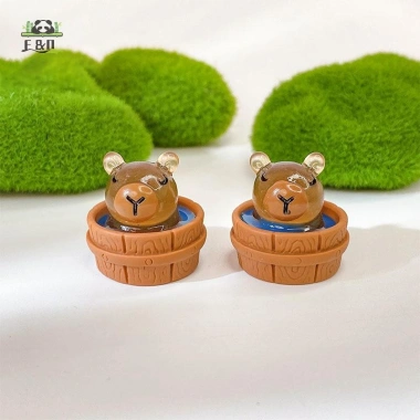 2 Đèn Dạ Quang Capybara Nhựa Phát Sáng Ban Đêm - Trang Trí Sân Vườn & Bàn Làm Việc 7