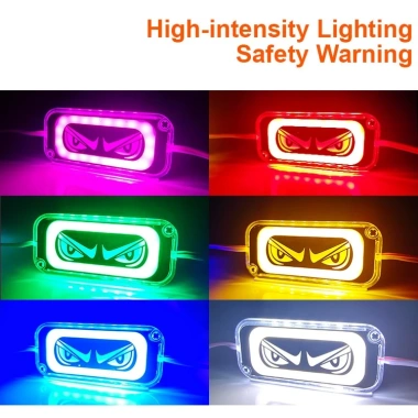 2 Đèn LED 12V RGB Xe Tải – Bật Tín Hiệu, Phanh Nhấp Nháy, Cảnh Báo Giá 57.200₫