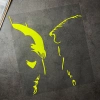 2 Đĩa DC Batman Người Dơi Mặt Trái Mặt Phải Decal Dán Laptop Ô Tô Xe Máy 91k 7