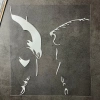 2 Đĩa DC Batman Người Dơi Mặt Trái Mặt Phải Decal Dán Laptop Ô Tô Xe Máy 91k 10