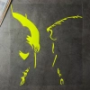 2 Đĩa DC Batman Người Dơi Mặt Trái Mặt Phải Decal Dán Laptop Ô Tô Xe Máy 91k 15
