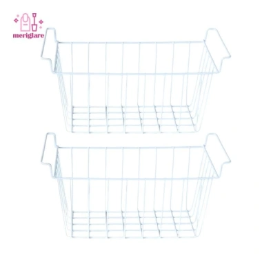 2 Giỏ Đựng Đồ Tủ Đông và Tủ Lạnh, Thích Hợp Đựng Thức Ăn, Dây Đựng, Giá Ưu Đãi