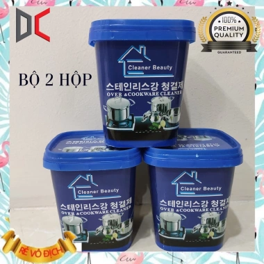 2 Hộp Bột Tẩy Rửa Xoong Nồi Hàn Quốc 500g - Vệ Sinh Nhà Bếp, Giá Ưu Đãi 75.000