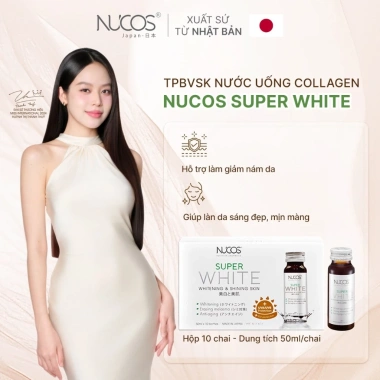 2 Hộp Nước Uống Collagen Nucos Super White Dưỡng Trắng Da Mờ Thâm Nám 2.295.000đ 2