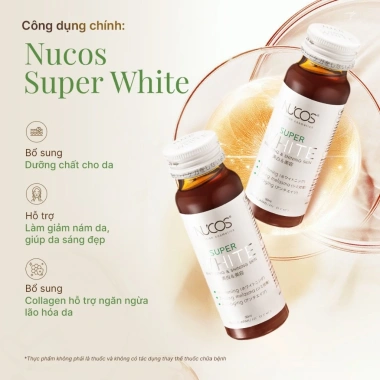 2 Hộp Nước Uống Collagen Nucos Super White Dưỡng Trắng Da Mờ Thâm Nám 2.295.000đ 4