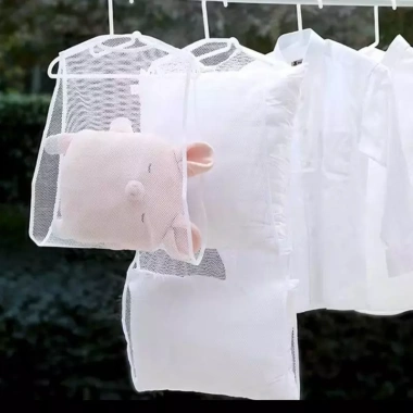 2 Lưới Phơi Gối Gấu Bông - Tiện Lợi, Lỗ Móc Treo, Tiết Kiệm Không Gian, 50k 4