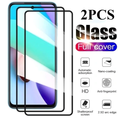 2 Miếng Dán Kính Cường Lực Cạnh Đen Chống Glare Bảo Vệ Màn Hình Realme Note 6/0x/60/50 Neo7x Neo7 - Chống Gián Điệp