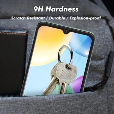 2 Miếng Dán Kính Cường Lực Cạnh Đen Chống Glare Bảo Vệ Màn Hình Realme Note 6/0x/60/50 Neo7x Neo7 - Chống Gián Điệp