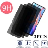 2 Miếng Dán Kính Cường Lực Cạnh Đen Chống Glare Bảo Vệ Màn Hình Realme Note 6/0x/60/50 Neo7x Neo7 - Chống Gián Điệp 4