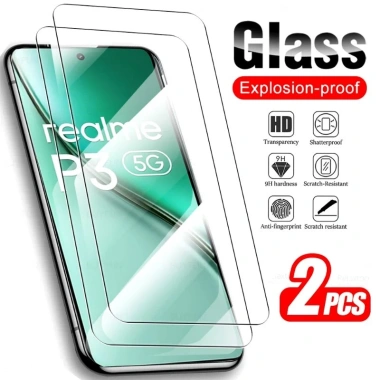 2 Miếng Dán Kính Cường Lực Cạnh Đen Chống Glare Bảo Vệ Màn Hình Realme Note 6/0x/60/50 Neo7x Neo7 - Chống Gián Điệp