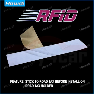 2 Miếng Dán Roadtax RFID Trong Suốt Giá 18.900 VND Dán Nhanh Bảo Vệ Thẻ Xe 7