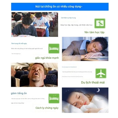 2 Nút Bịt Tai Chống Nước Giảm Tiếng Ồn Đa Sắc - Hộp Nhựa Tái Sử Dụng Lâu Dài Tiện Lợi 888ZA Giá 7.000đ 5