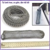 2 Túi Lưới Inox Dạng Ống Dệt Thun Co Giãn Lọc Rác Ống Xả Máy Giặt, Giá 30.000đ