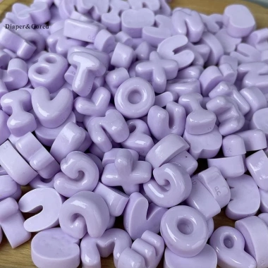 20 Chữ Cái Nhựa ABCD - Phụ Kiện DIY Vỏ Điện Thoại, Kem Keo - Giá 40.430₫