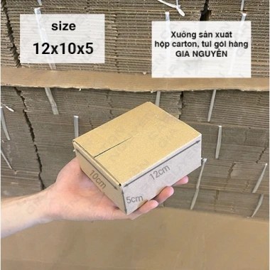 20 hộp carton 12x10x5 đựng trang sức, gói hàng nhỏ gọn - Giá 19.000, Gia Nguyễn