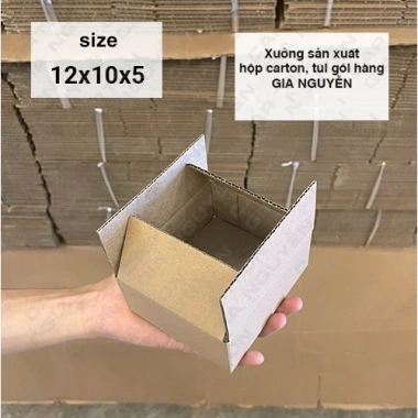20 hộp carton 12x10x5 đựng trang sức, gói hàng nhỏ gọn - Giá 19.000, Gia Nguyễn