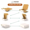20 hộp carton nắp gài hông trăng trắng - Đựng giày nam nữ, quà, áo, giá rẻ 53k 2