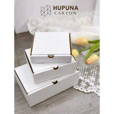 20 hộp carton nắp gài hông trăng trắng - Đựng giày nam nữ, quà, áo, giá rẻ 53k 3