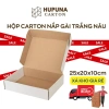 20 hộp carton nắp gài hông trăng trắng - Đựng giày nam nữ, quà, áo, giá rẻ 53k 6
