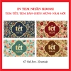 20 Tem dán Tết & Năm Mới - Tem chúc mừng, dán hộp PET, giá chỉ 29.000₫
