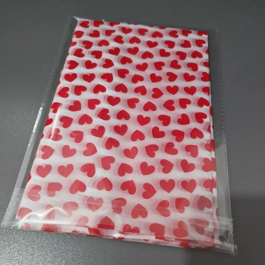 20 tờ khăn giấy Valentine trái tim đỏ 13x19.7 inch - Quà trang trí tiệc cưới, 65.9k 6