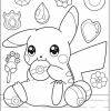20 Tranh Tô Màu Pikachu Mực và Giấy Chính Hãng An Toàn Cho Bé Giá Ưu Đãi 20.000 3