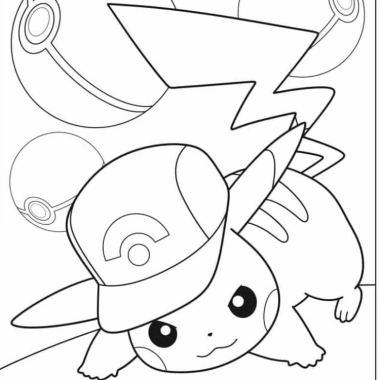 20 Tranh Tô Màu Pikachu Mực và Giấy Chính Hãng An Toàn Cho Bé Giá Ưu Đãi 20.000 8
