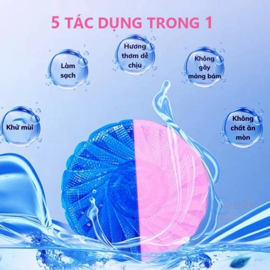 20 viên thả bồn cầu 2in1 Tẩy và Thơm, xả bồn cầu sạch sâu, giá ưu đãi 65k 3 20 viên thả bồn cầu 2in1 Tẩy và Thơm, xả bồn cầu sạch sâu, giá ưu đãi 65k 3