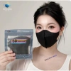 200 chiếc Khẩu Trang 5D 3 Lớp Vải Không Dệt Kháng Khuẩn Lọc Bụi Mịn Tia UV 75k 5