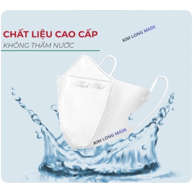 200 chiếc Khẩu Trang 5D 3 Lớp Vải Không Dệt Kháng Khuẩn Lọc Bụi Mịn Tia UV 75k 7