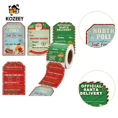 200 chiếc Ông Già Noel dán giáng sinh DIY - Niêm phong, dán trang trí, Thẻ thư 4 200 chiếc Ông Già Noel dán giáng sinh DIY - Niêm phong, dán trang trí, Thẻ thư 4