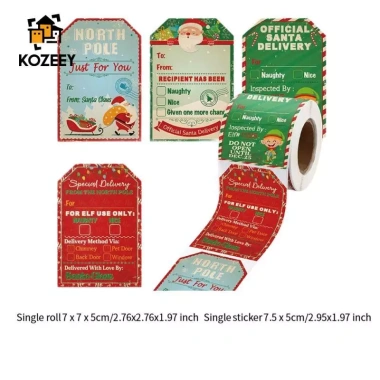 200 chiếc Ông Già Noel dán giáng sinh DIY - Niêm phong, dán trang trí, Thẻ thư 5 200 chiếc Ông Già Noel dán giáng sinh DIY - Niêm phong, dán trang trí, Thẻ thư 5