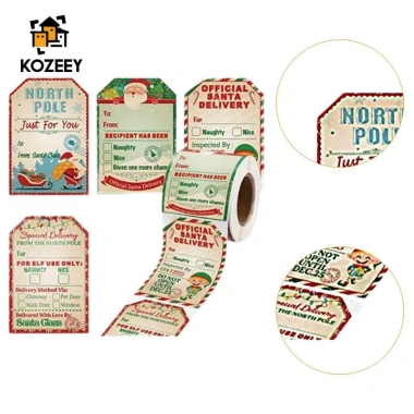 200 chiếc Ông Già Noel dán giáng sinh DIY - Niêm phong, dán trang trí, Thẻ thư 6 200 chiếc Ông Già Noel dán giáng sinh DIY - Niêm phong, dán trang trí, Thẻ thư 6