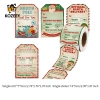 200 chiếc Ông Già Noel dán giáng sinh DIY - Niêm phong, dán trang trí, Thẻ thư 7